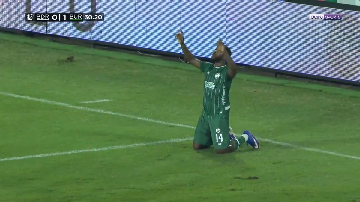 🟢⚪ Kelechi Iheanacho, Bursaspor formasıyla ilk lig maçında golle buluştu! #beINSPORTS #TrendyolBirinciLig