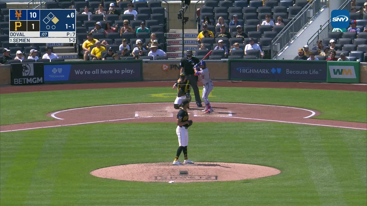 "Cue up the circus music, please" Camilo Doval with an ugly balk