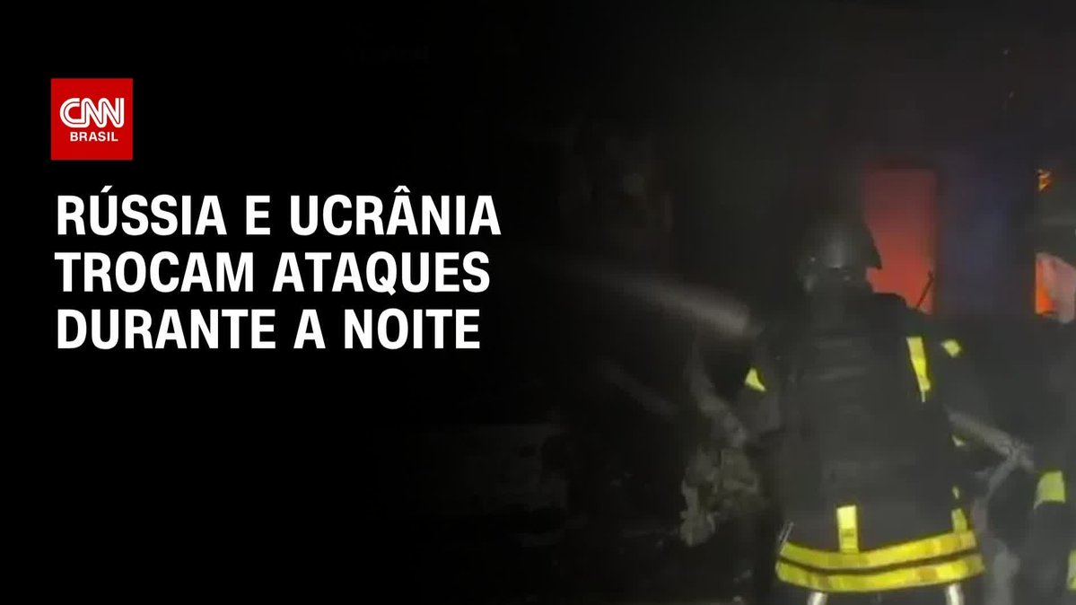 Rússia e Ucrânia trocam ataques durante a noite; assista #AgoraCNN