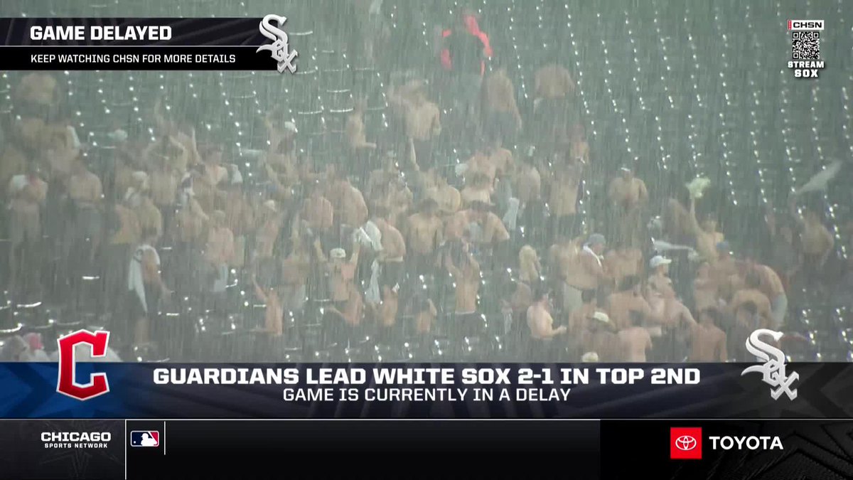 tarp's on the field but tarps off in the bleachers 😂