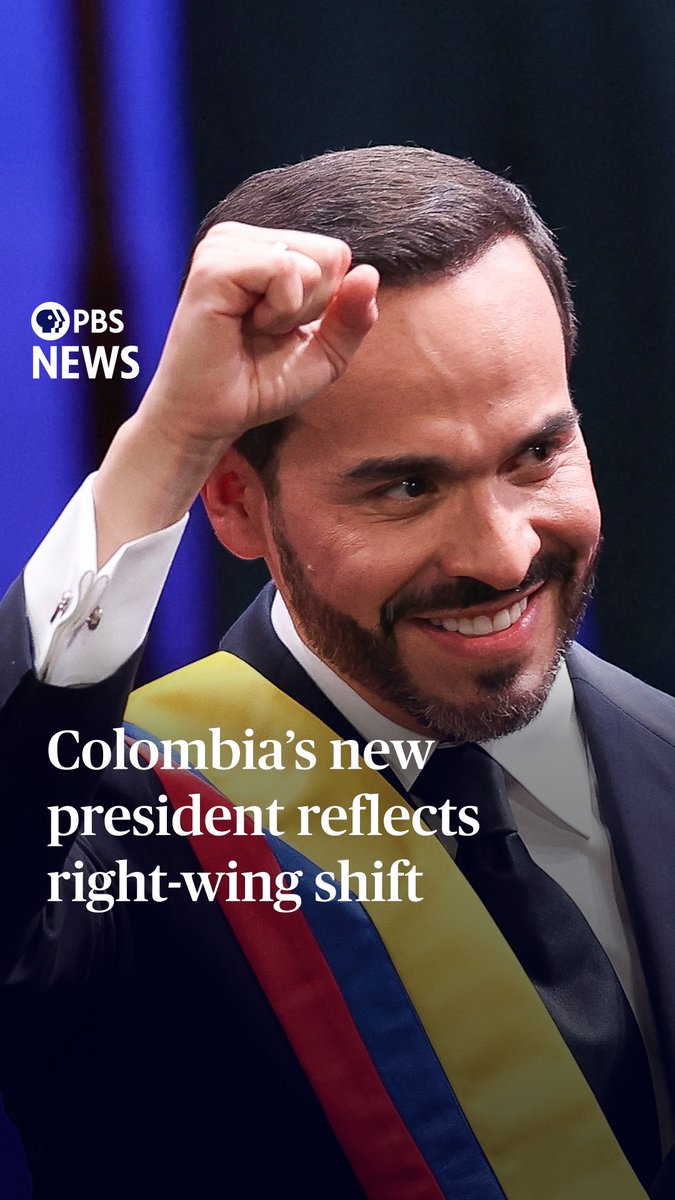 The new president of Colombia was inaugurated Friday. Abelardo de la Espriella won a tight race in June that halted Colombia’s leftist movement with a sharp pivot to the right. Liz Landers takes a look at the country’s new leader and his tight relationship with the Trump White House.