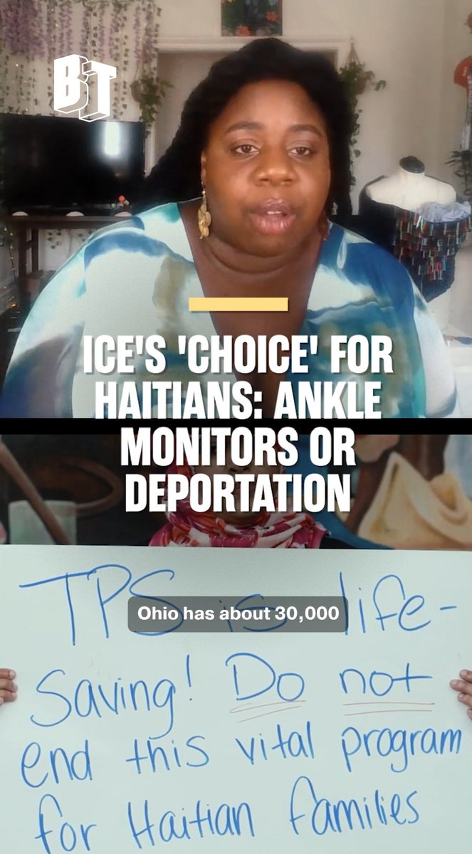 Listen. She admits the Haitians were OFFERED $2600 and a free flight home They chose the ankle monitors instead, and face deportation