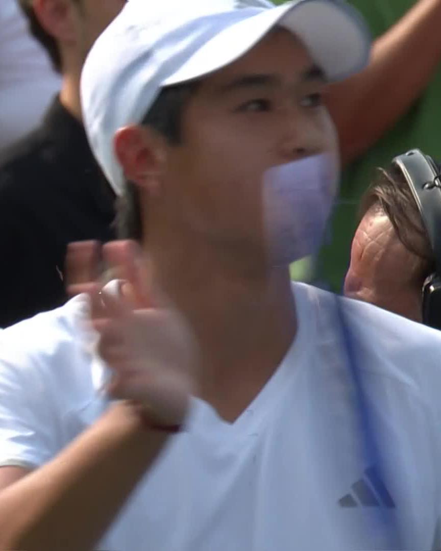 50th hard-court ATP Tour win 🚩 Tien reaches his 2nd Masters 1000 QF after defeating Tirante 6-4 6-4! #NBO26