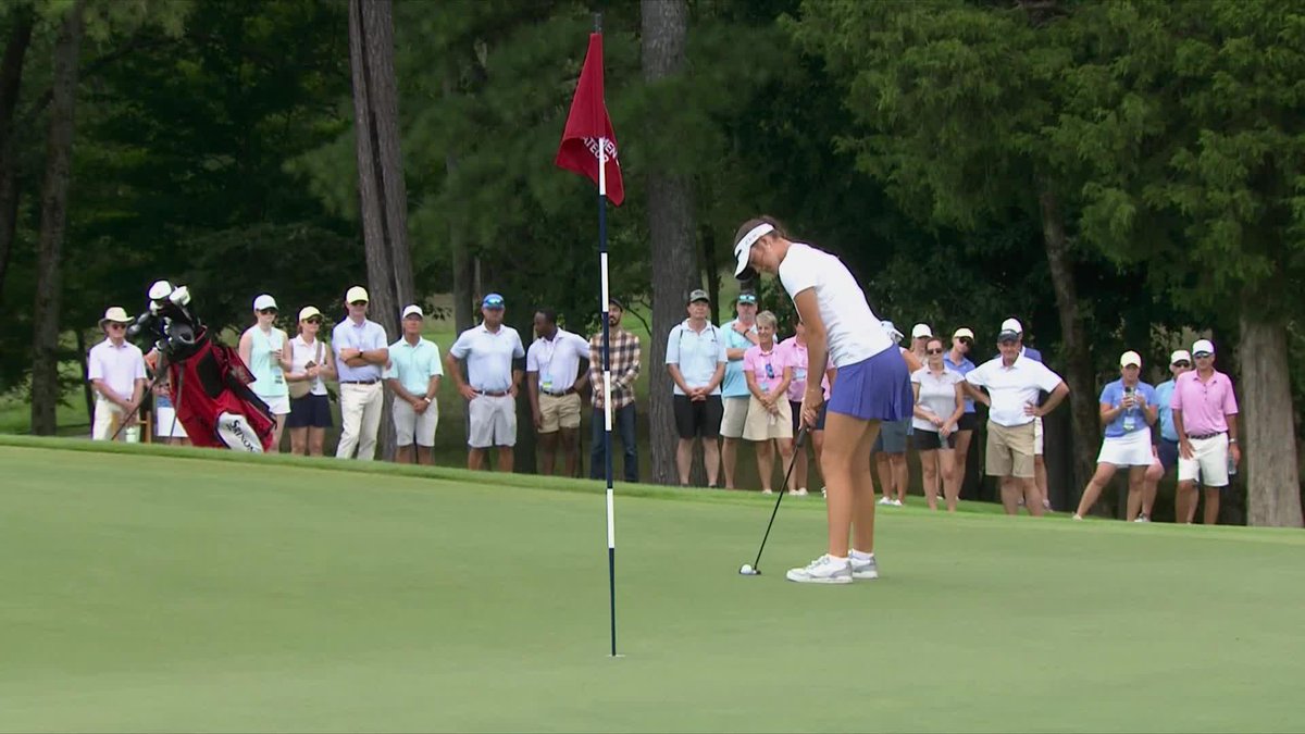 Another one! 🐥 Asterisk Talley has doubled her lead since the start of the second 18. Now 6 up thru 24 holes.
