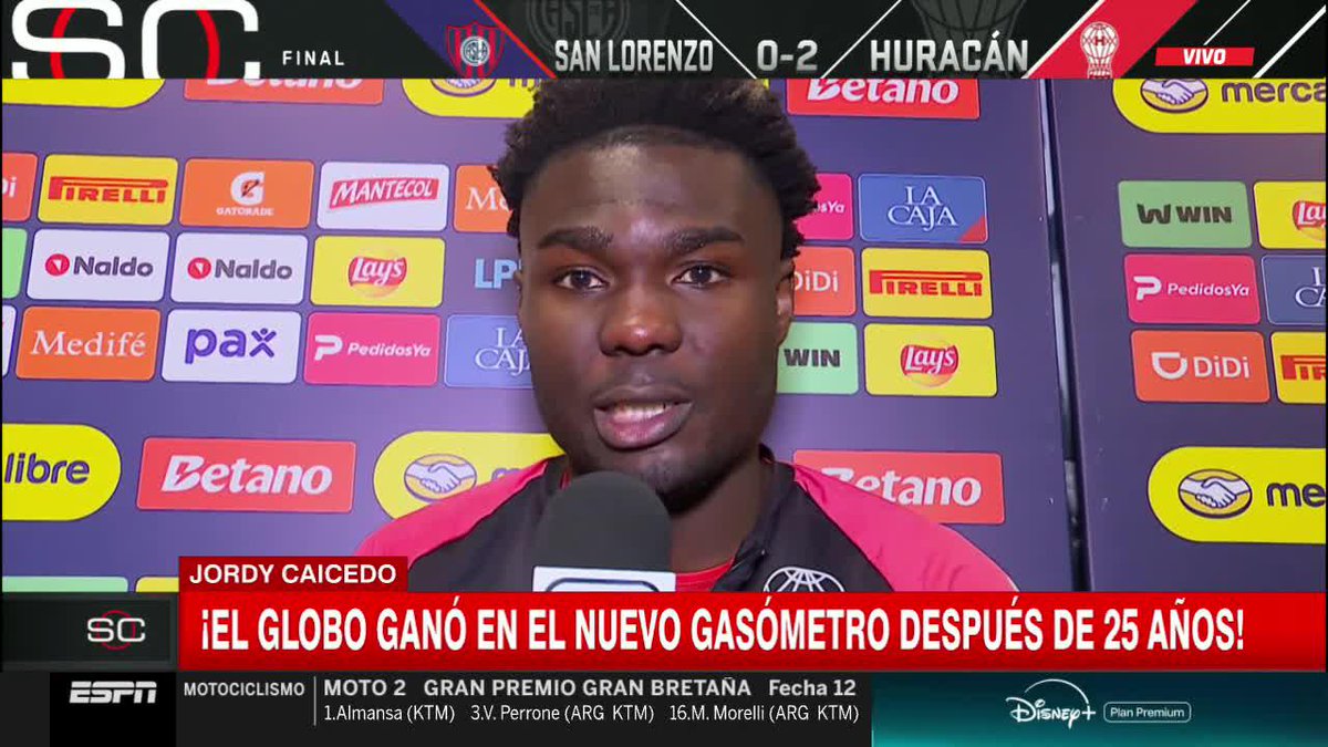 ⚠️🇪🇨🇦🇷 Jordy Caicedo le PIDIÓ PERDÓN a los hinchas de San Lorenzo por el Topo Gigio: “QUIERO PEDIR DISCULPAS POR EL ACTO QUE TUVE DENTRO DEL CAMPO”.