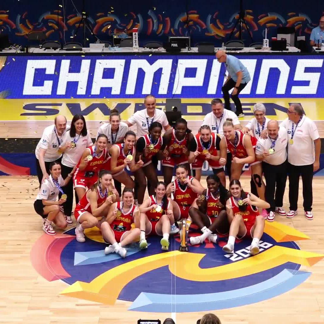 BACK ON TOP OF EUROPE! 🏆🇪🇸 #U18EUROBASKET