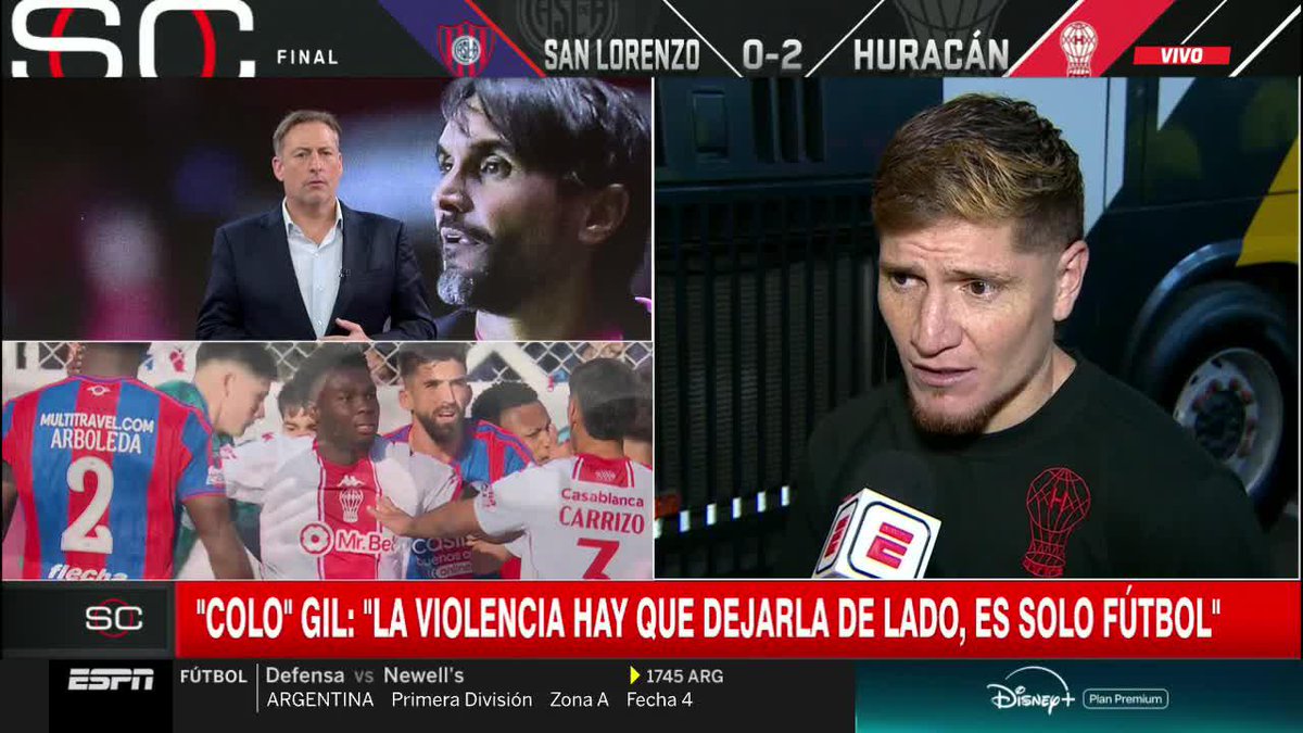 "JORDY ES UNA GRAN PERSONA, NO ES DE HACER COSAS ASÍ... LA VIOLENCIA HAY QUE DEJARLA DE LADO PORQUE ES FÚTBOL" 🗣️ Colo Gil sobre lo sucedido con Caicedo 📺 #SportsCenter | #DisneyPlus Plan Premium