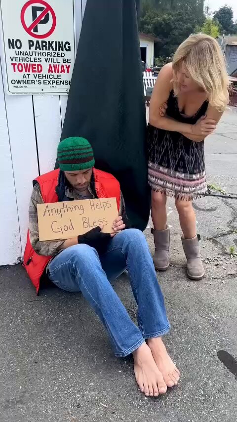 A Homeless Man’s Blessing.