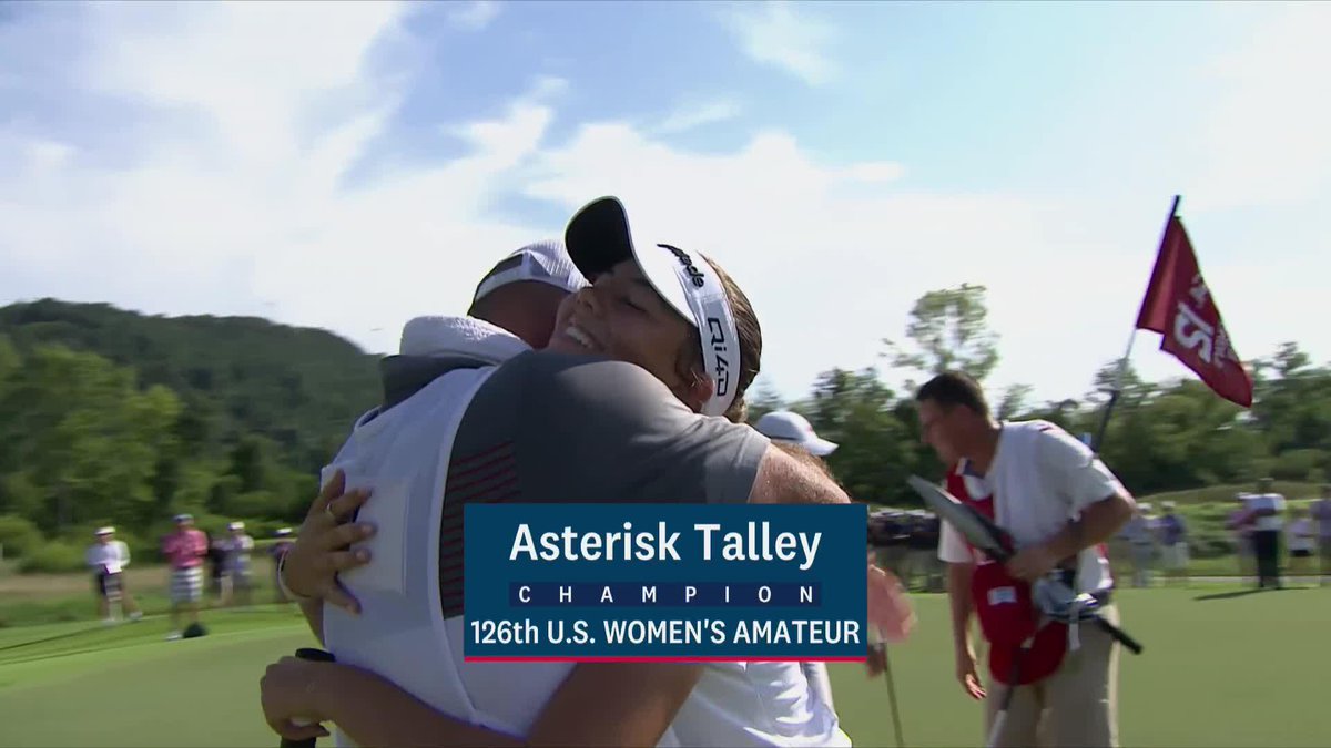 The brightest star of them all! 🌟 Asterisk Talley has won the 2026 U.S. Women's Amateur!