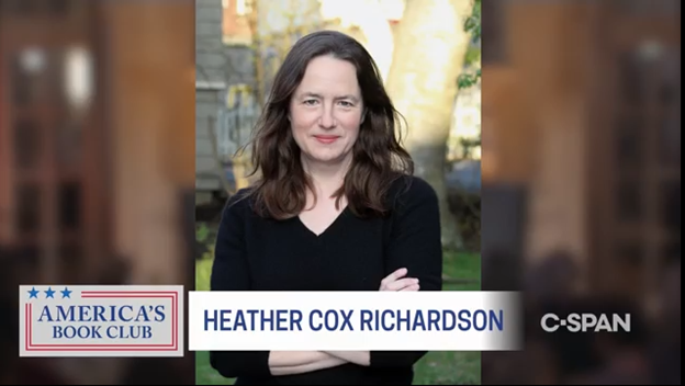 Heather Cox Richardson: "We, in fact, have a Congress that does not seem to be interested in protecting its prerogatives and a Supreme Court that is actively working to concentrate power in a single person." Watch America's Book Club - 6pm ET on C-SPAN