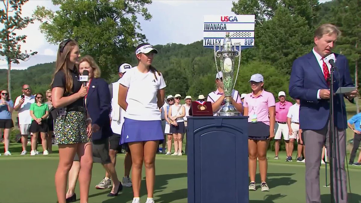 Our U.S. Women's Amateur champion! 🏅🏆