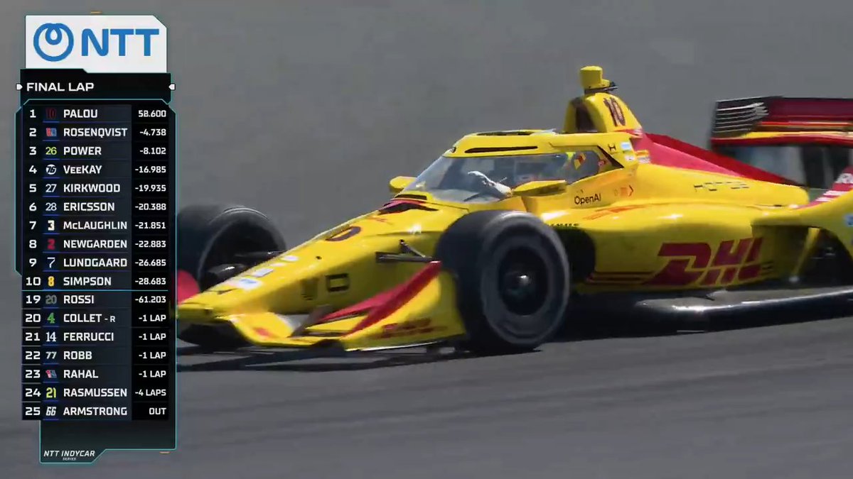 Alex Palou takes the checkered flag at Portland!