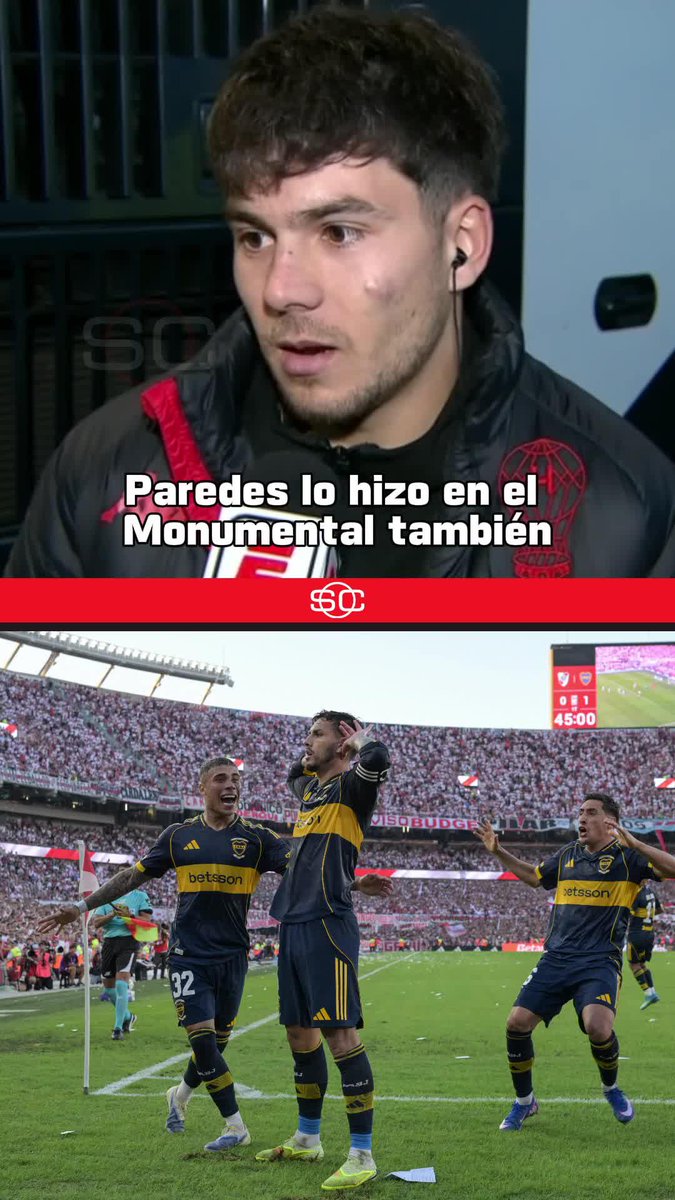 "PUEDO ENTENDER QUE SE ENOJEN, PERO NO ME PARECE LA REACCIÓN. PAREDES LO HIZO EN EL MONUMENTAL TAMBIÉN Y NO LO FUERON A BUSCAR, NO PASÓ NADA" Blondel sobre el festejo de Jordy Caicedo y la posterior pelea entre San Lorenzo y Huracán 📺 #SportsCenter | #DisneyPlus Plan Premium