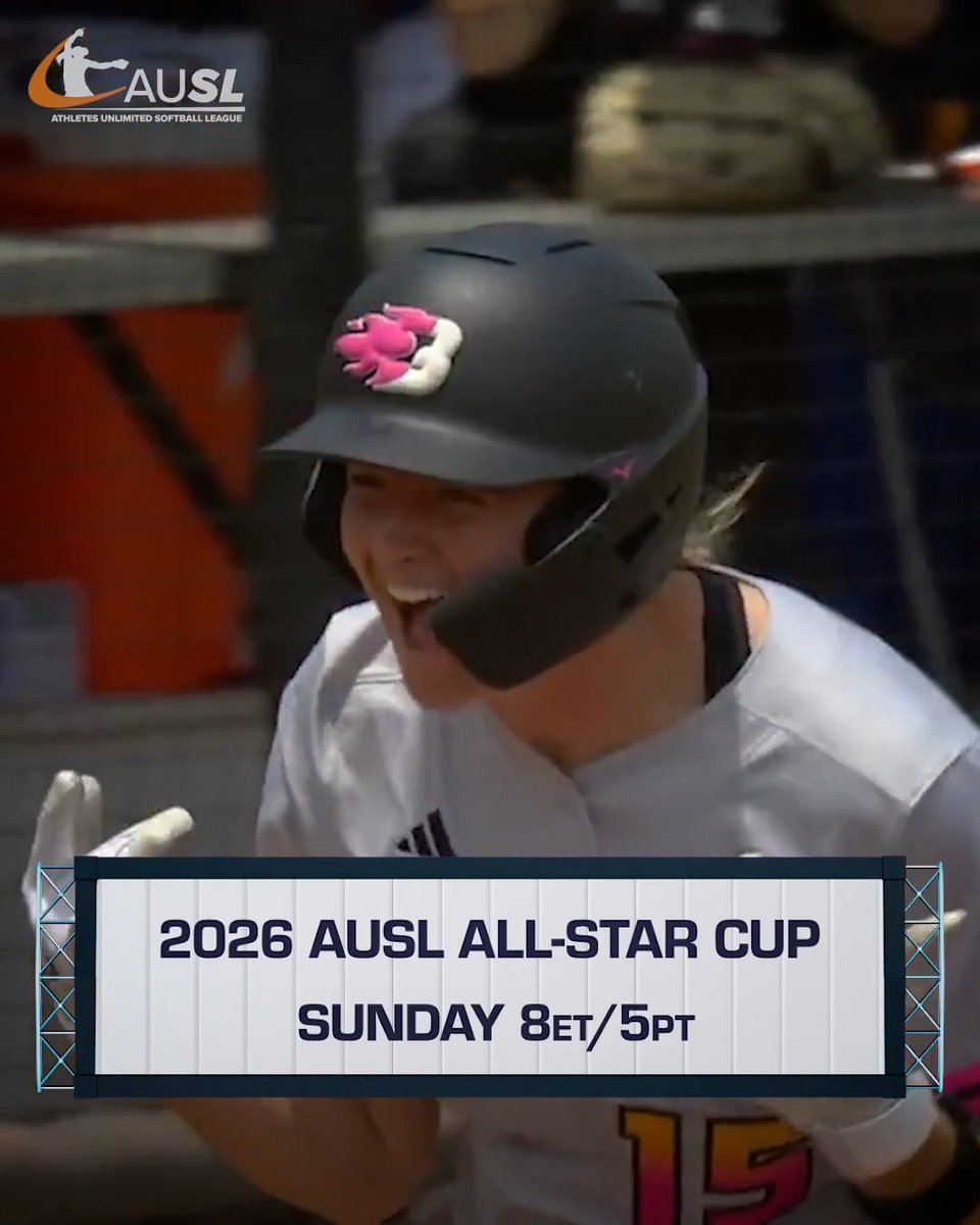 Don't miss action from the 2026 AUSL All-Star Cup from Rosemont, IL! 🥎 📺 TONIGHT on MLB Network
