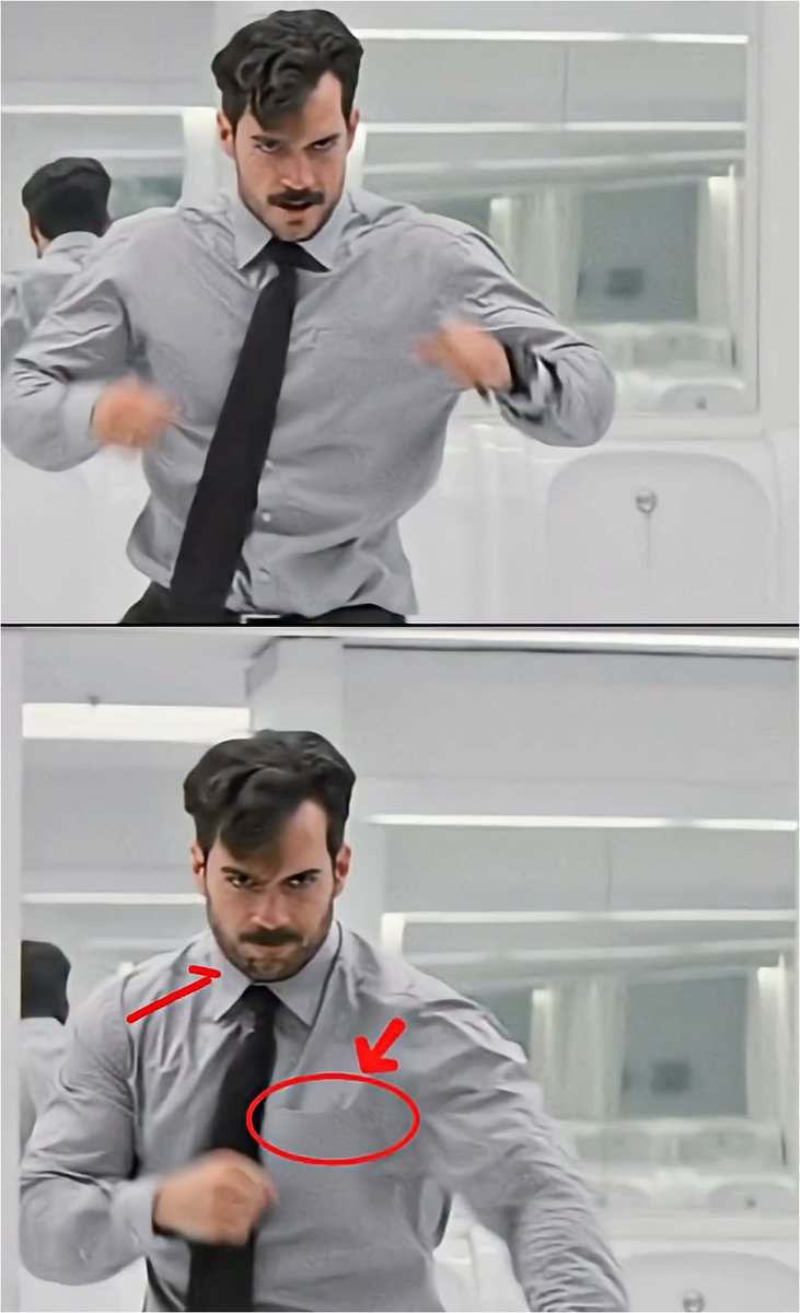 Henry Cavill's legendary arm-reload came with an accidental superpower. His beard literally looks fuller mid-punch. Tom Cruise even asked, "How did you do it?" Cavill's answer: "I punched so hard, I grew a beard."