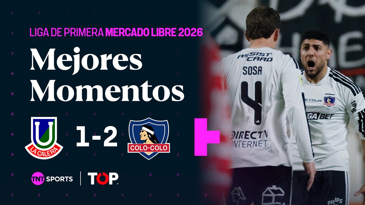🤩⚽🏁 Lo mejor del duelo en el Nicolás Chahuán Nazar Este es el compacto del 2-1 que conquistó #ColoColo en su visita a Unión La Calera, en este #MatchdayDomingo de la Fecha 18 en la #LigaDePrimeraMercadoLibre 2026. Disfruta lo mejor del fútbol chileno. Suscríbete a #TNTSportsenHBOMax 📲💻 Link en la BIO 📍 Siéntete cómodo, siéntete TOP #topunderwear #TOP #Comodidad