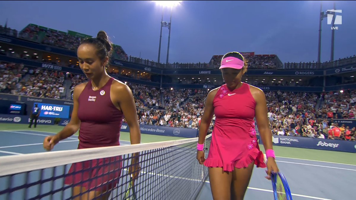 Naomi Osaka books her ticket into the Canada quarterfinals after taking out Leylah Fernandez 6-4, 6-4 🔥 Who's backing the 2026 finalist to win it all this year? 🏆 #NBO26