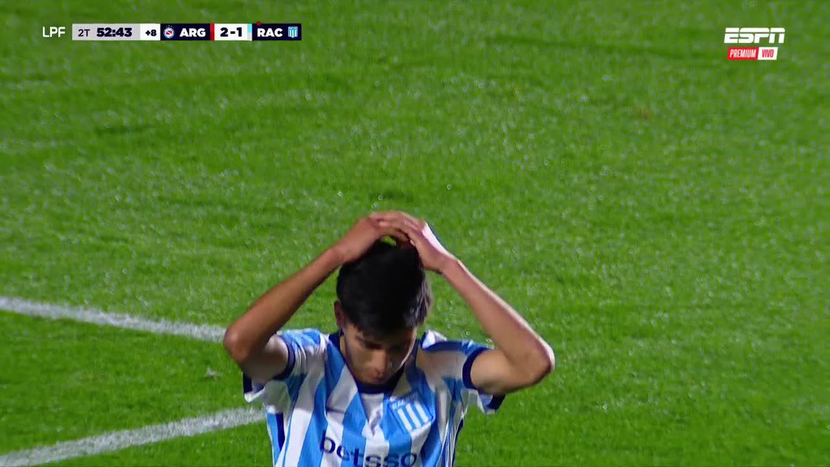 🤯❌ INCREÍBLE LO QUE SE PERDIÓ RACING A LOS 98 MINUTOS, EN LA ÚLTIMA JUGADA.