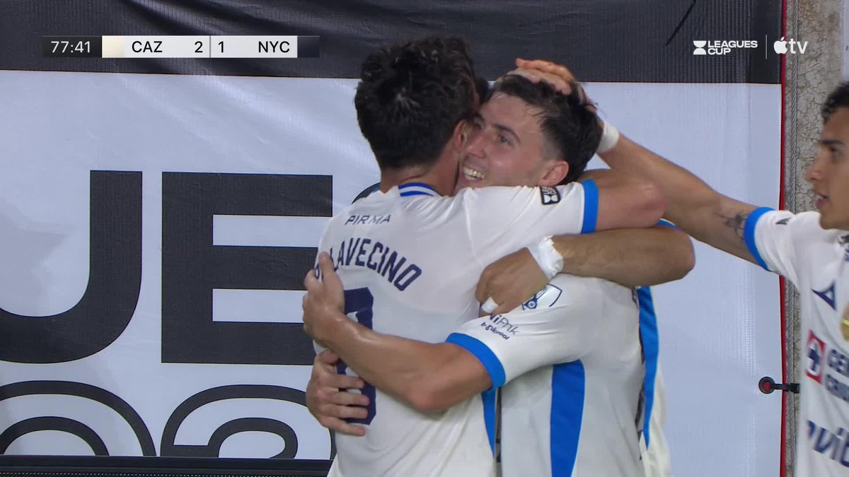 ¡Cae el segundo del Cruz Azul! 😎 La máquina está encendida. 🔥🚂 Ve la Leagues Cup 2026 en vivo en Apple TV. #LMXLC2026 | #CAZ | #J2
