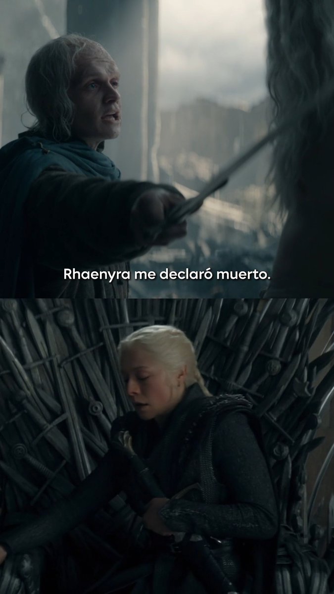 Aegon aprovechó el pleito para ponernos al corriente con toda la temporada.🔥🐲 #LaCasaDelDragon
