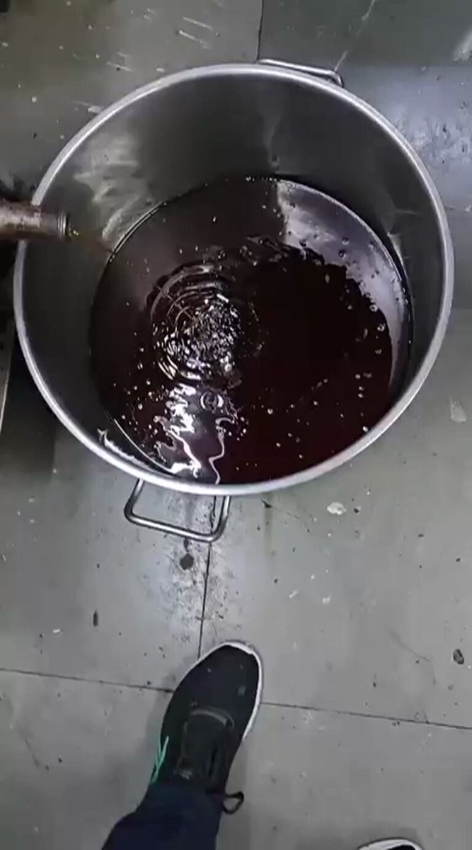 #WATCH | Karnataka | Food Safety Department conducted inspections at hotels in Bengaluru. Following are the seizure and disposal details: 1. Hotel Sky, UB City - Rotten Chicken/Beef – 45 kg - Vegetable Cutlet – 6 kg - Used Cooking Oil – 15 litres - Total food articles: 51 kg - The above food articles were found unfit for consumption and discarded/destroyed as per procedure. 2. Royal Chain Hotel - Duck – 50 kg - Fish – 5 kg - Total seized: 55 kg 3. Madras Kitchen - Green Peas – 5 kg 4. Tescon Hotel - Mushroom – 5 kg 5. Senchez Hotel - Fish – 3 kg – Seized - Cake, Potato & Tacos – 7 kg – Discarded Overall Seizure/Disposal - Total food articles seized/disposed: 132 kg - Used Cooking Oil: 15 litres - Total quantity of food articles: 132 kg Skyee Lounge, 16th floor, U B City, Bangalore Kitchen, was closed for its unhygienic maintenance of kitchen and all meat and beef was rotten with fungus. Milk and curd with expiry date 10 days back was found. (Video: Food Safety Department)