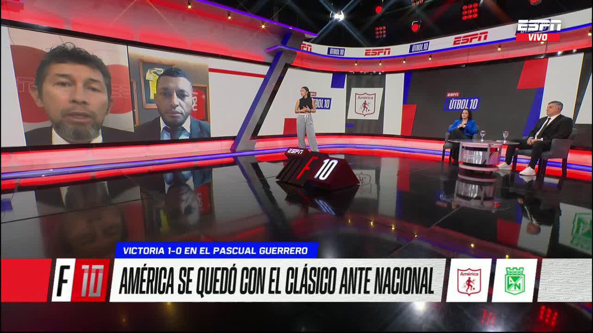 “Esta clase de partido se ganan” #F10Colombia | Jorge Bermúdez analizó el triunfo del América frente a Nacional en la fecha 4 de la Liga Betplay. ▶️ Mira #F10Colombia en el Plan Premium de #DisneyPlus