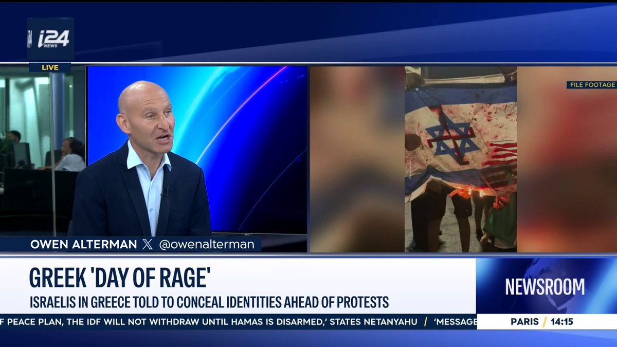 🇬🇷🇮🇱 The Israeli FM just warned Israelis and Jews in Greece: lay low on Thursday, don’t display religious symbols. A “day of rage” against Israel is planned across the country. Greece is Israel’s #1 tourist destination: 2.2 million passengers flew between the 2 countries last year. That’s a huge chunk of Israelis on vacation right now. Official advice: don’t confront the protesters. Writer: Claudio