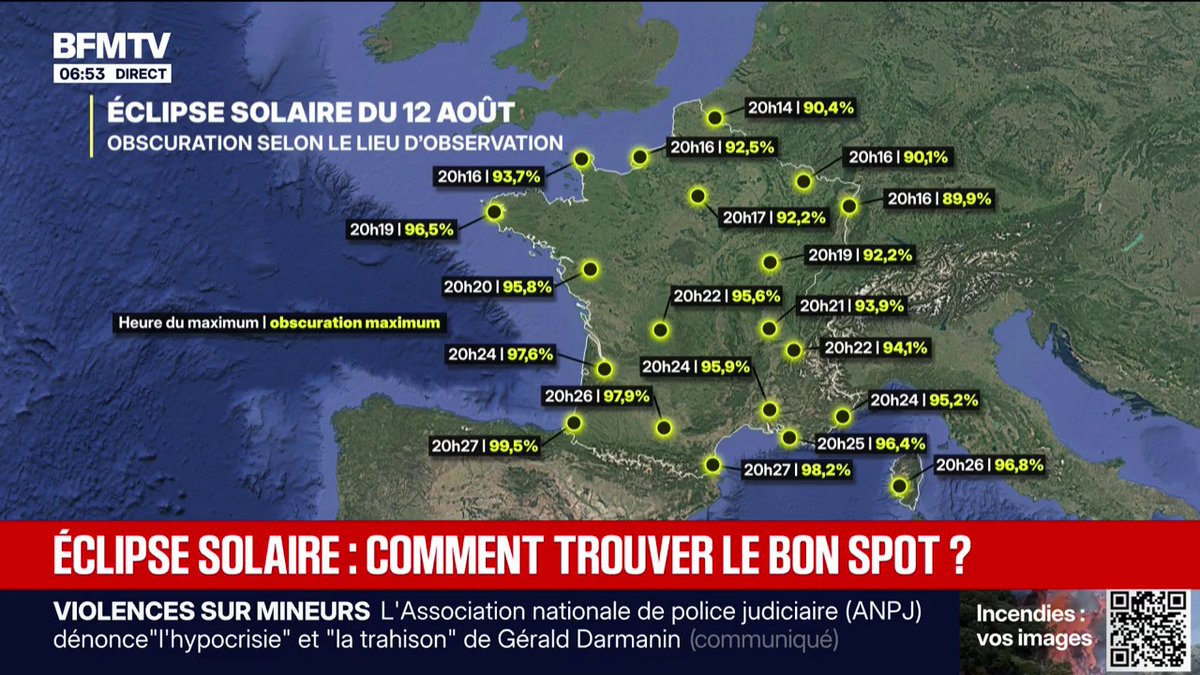 Voici comment trouver le bon spot pour regarder l'éclipse solaire
