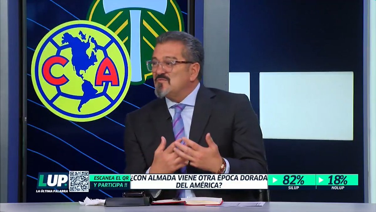 "ME DA MUCHÍSIMO GUSTO QUE LE VAYA BIEN AL AMÉRICA Y A LOS JOVENES" 😱🦅 Carlos Hermosillo sobre la filosofía del América y el uso de jóvenes en el plantel, afirmando que en las Águilas hay que ganar todos los juegos. "EL MÉRITO TOTAL SERÍA DE ALMADA", afirmó Eduardo De La Torre #LUP