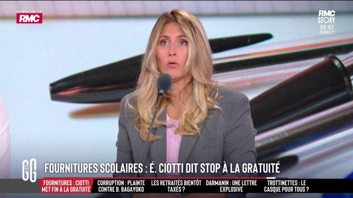 ✏️ Fournitures scolaires : Éric Ciotti dit stop à la gratuité Flora Ghebali : "L’extrême droite montre son vrai visage. À Carpentras, le maire a supprimé les financements du Planning familial. Pour Éric Ciotti, c’est aux enfants qu’on s’en prend" #GGRMC