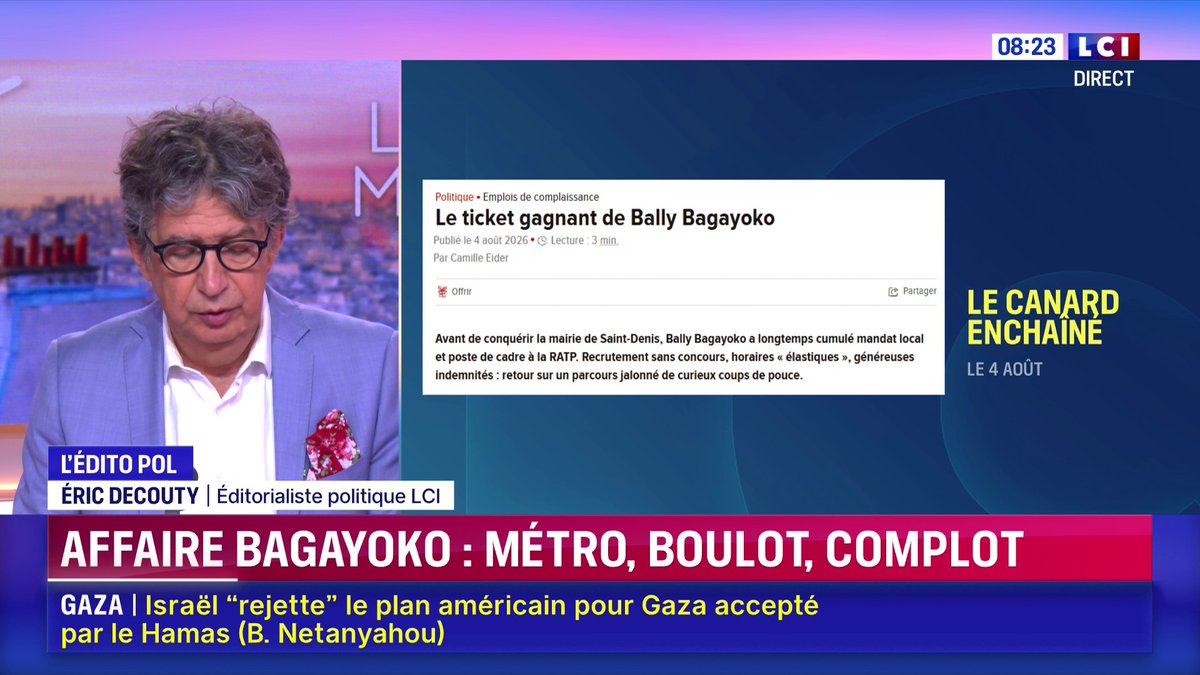 ▶️ Visé par une plainte pour détournement de fonds publics et emploi fictif, Bally Bagayoko se défend sur le terrain politique 🗣️ L'édito politique d'Éric Decouty