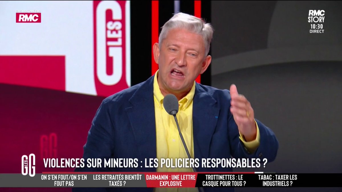 👮 Gérald Darmanin cible le travail des policiers dans les affaires de violences sur mineurs 🗣️Emmanuel de Villiers : "Lui qui a l’habitude de toujours retomber sur ses pieds, ça devient difficile. Il a été ministre de l’Intérieur pendant quatre ans. Il ne manque pas de culot" #GGRMC