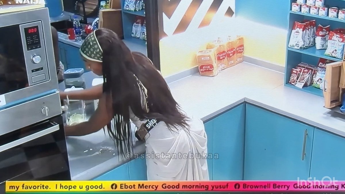 Sheba looking so sleek this morning 😍 love the housemates that put an effort to look good for the viewers 👌 #bbnaija