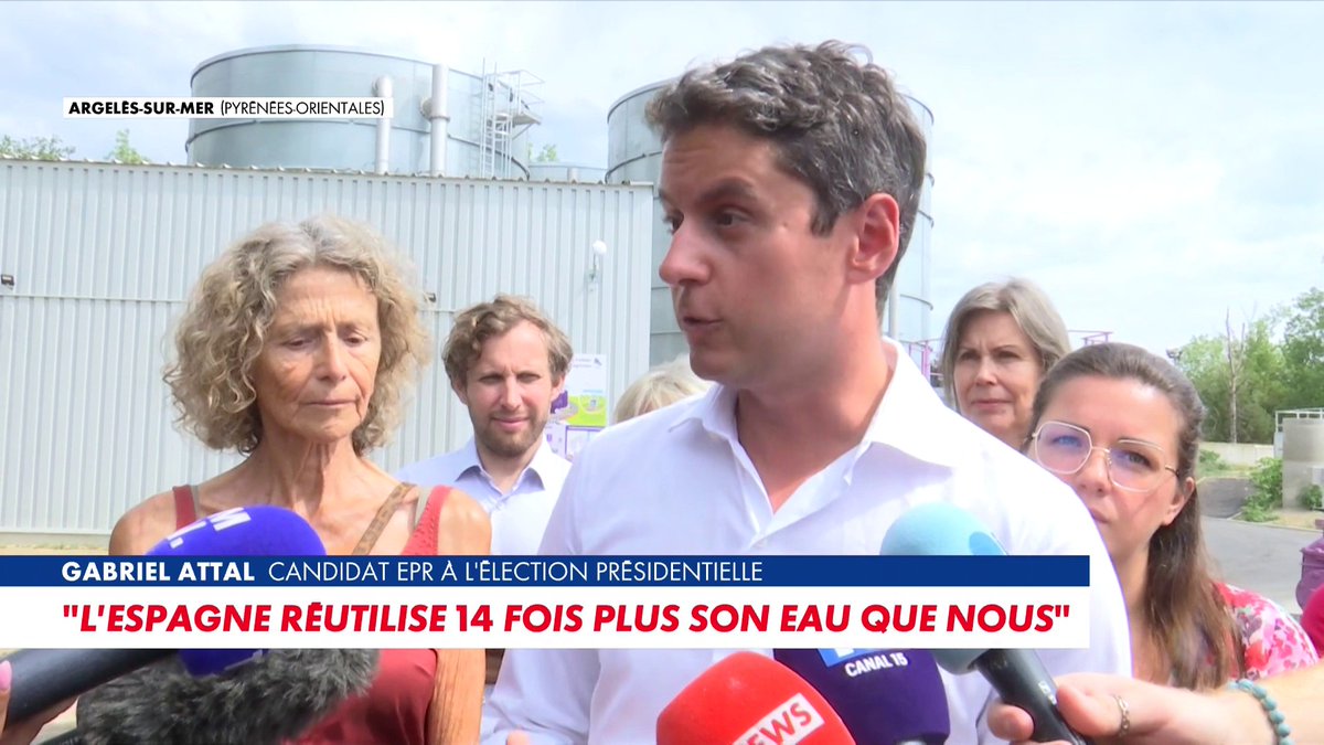 Gabriel Attal : «Je veux créer un bouclier tarifaire sur les prix de l'eau pour les classes moyennes et populaires, pour qu’elles ne soient pas victimes financièrement des investissements dans ce secteur» Toute l'info est à retrouver sur