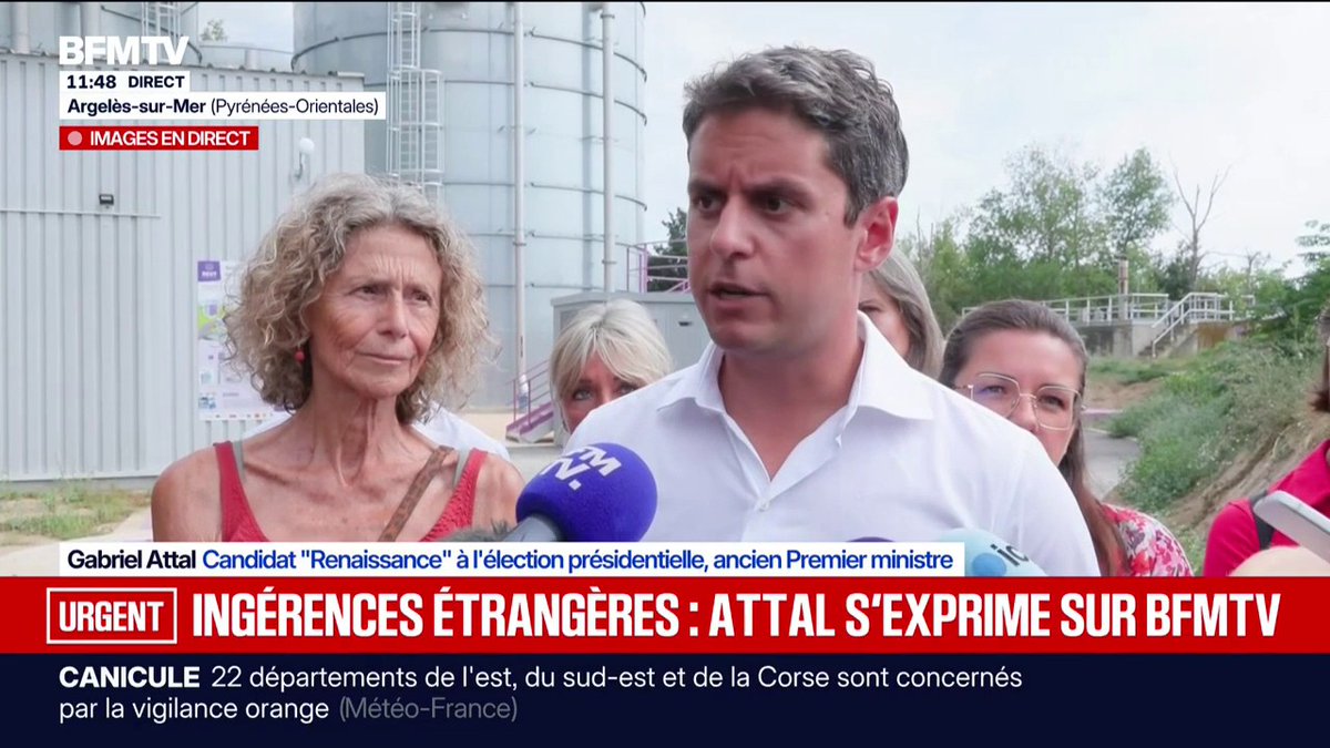 Ingérences étrangères: "Le Kremlin souhaite fausser les résultats" du scrutin de l'élection présidentielle, assure Gabriel Attal