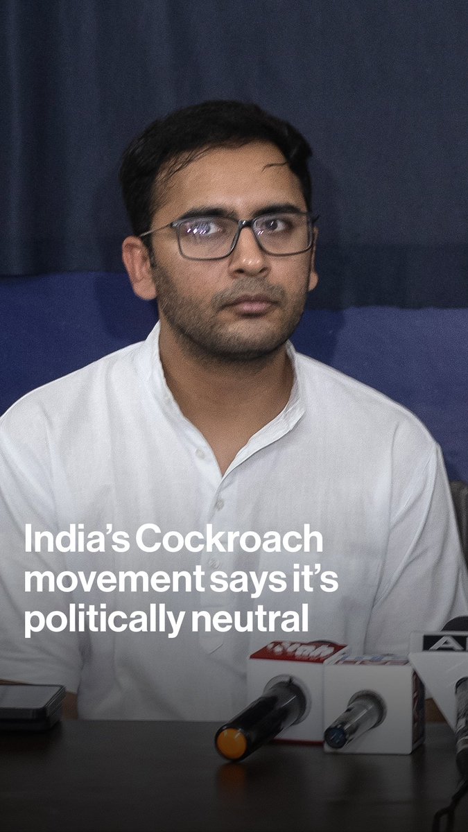 “We are standing with the youth of this country.” Cockroach Janta Party spokesperson Ashutosh Ranka says the movement will raise youth issues regardless of who is in power. He spoke to Bloomberg’s menaka doshi: