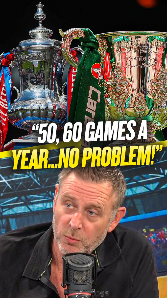 "Can't let that happen!" 👀 "Squads are a lot bigger now!"🤔 Darragh MacAnthony highlights how important it is to maintain both the FA &amp; EFL cup for the English football pyramid!