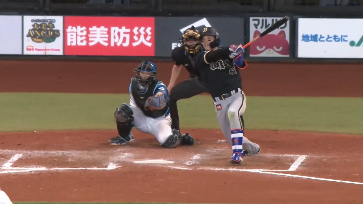 データで選ぶ劇的な一打ランキング(2026) オリックス編 5/2 中川圭太 3塁打 勝率 +60.4% 最大ビハインド5点からの逆転勝利を決めた一打がランクイン 試合単位でのひっくり返し度合いでも2026年上位の試合 勝負強さ全体としては太田椋も非常に貢献度大きい