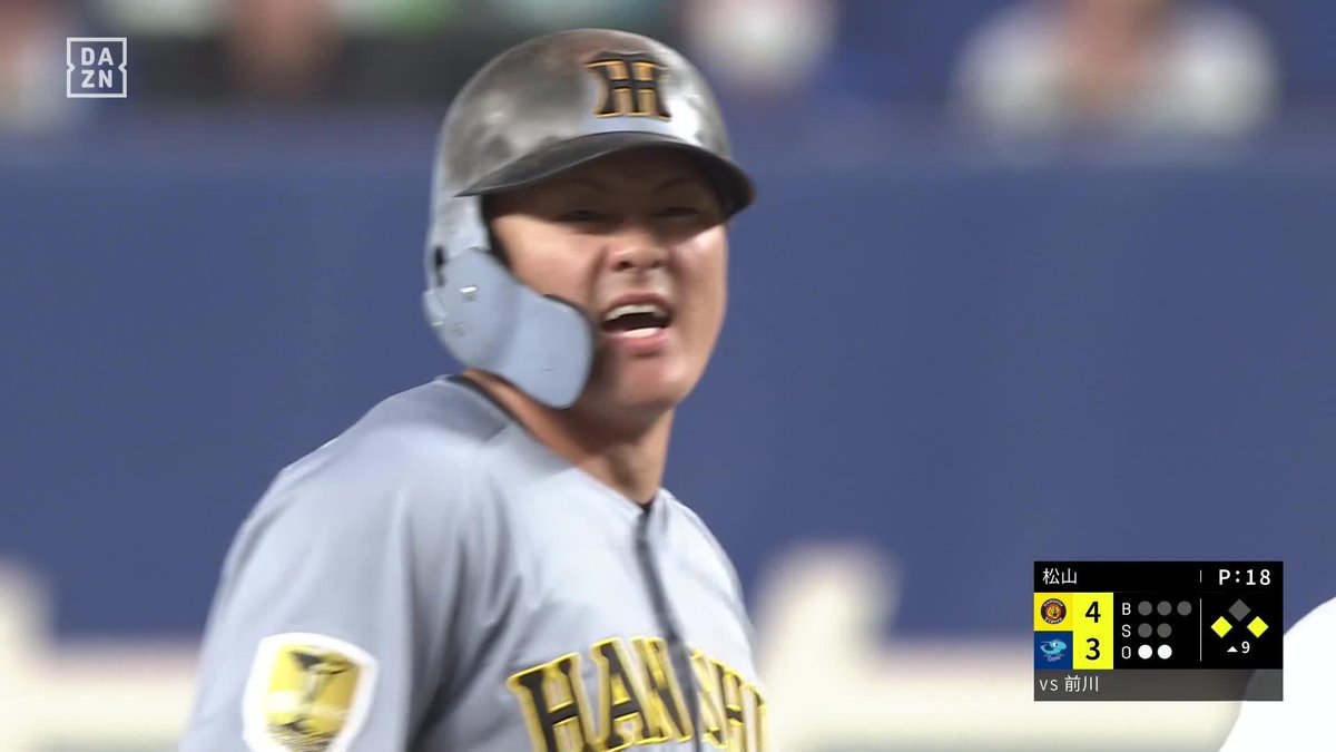データで選ぶ劇的な一打ランキング(2026) 阪神編 4/10 前川右京 二塁打 勝率 +71.2% 今季初安打が見事な逆転打に 今年の阪神の中でもダントツの勝率アップ度 勝率を上げた総量という意味では佐藤輝明が+5勝以上と流石すぎる数値をマークしている