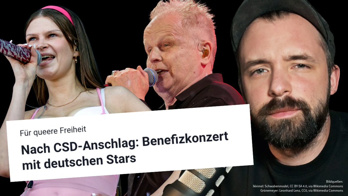 War so klar: Nach dem ISLAMISTISCHEN Anschlag in Berlin gibt es jetzt ein LINKES BENEFIZKONZERT – u.a. mit GRÖNEMEYER und IKKIMEL
