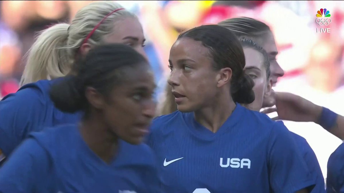 On this day in 2024, Mallory Swanson scored the Gold medal winning-goal at the Paris Olympics 🥇🇺🇸 🎥: NBC Olympics & Paralympics