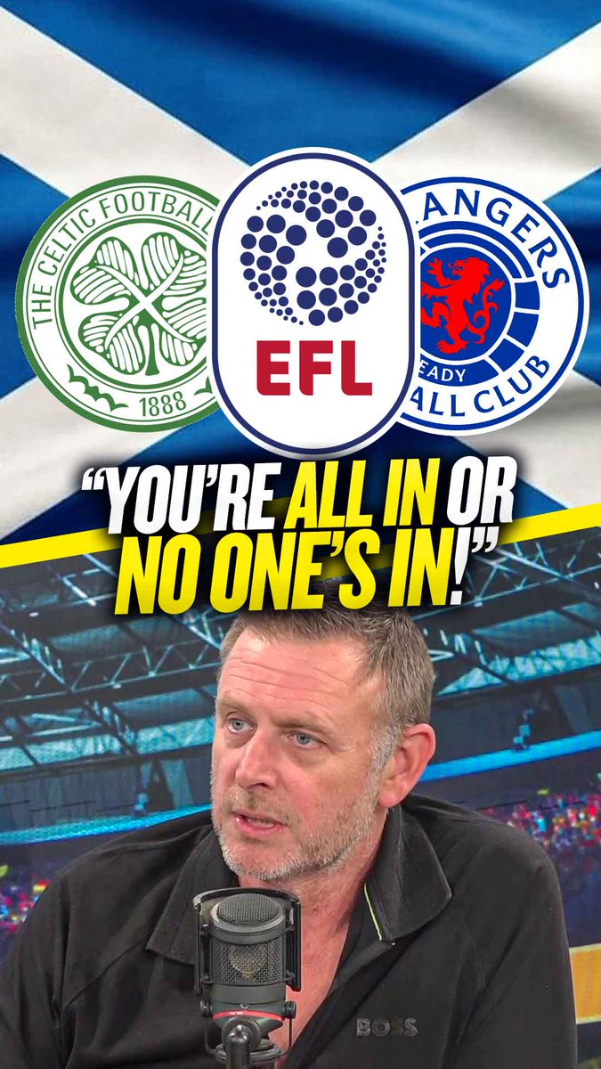 🏴 "You can't take Celtic and Rangers out!" 🤔 "Is there any argument for a pyramid with all English, Scottish and Welsh sides in it?" MacAnthony discusses how #CelticFC and #RangersFC could ever share the same pyramid as English giants! 👀
