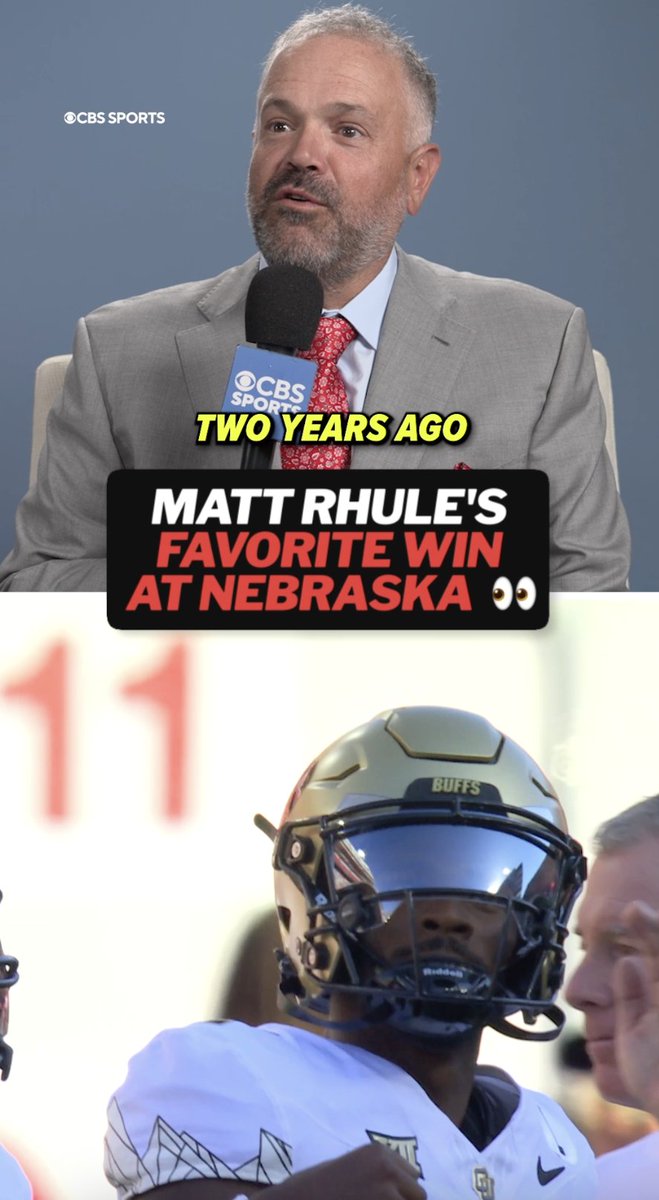 "Beating them was a rewarding moment." Nebraska Football head coach Matt Rhule details why beating Colorado at home two years ago was one of his favorite wins