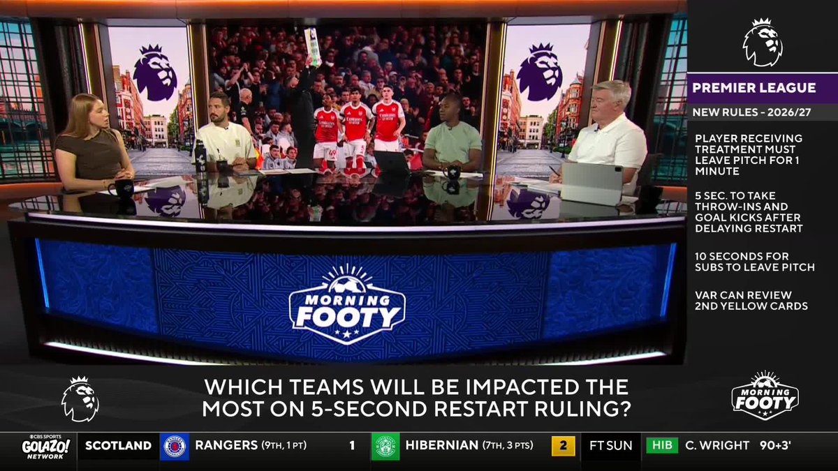 "The number one team that I thought of in terms of the holding and the grabbing, was Arsenal." Michael Lahoud, Geoff Shreeves and Nico Cantor take a closer look at which teams the new EPL laws could affect most in the upcoming season 🔴