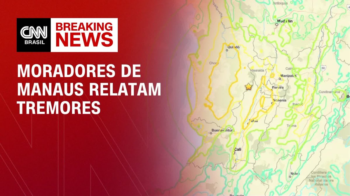 Moradores de Manaus relatam tremores; Assista #LiveCNNBrasil
