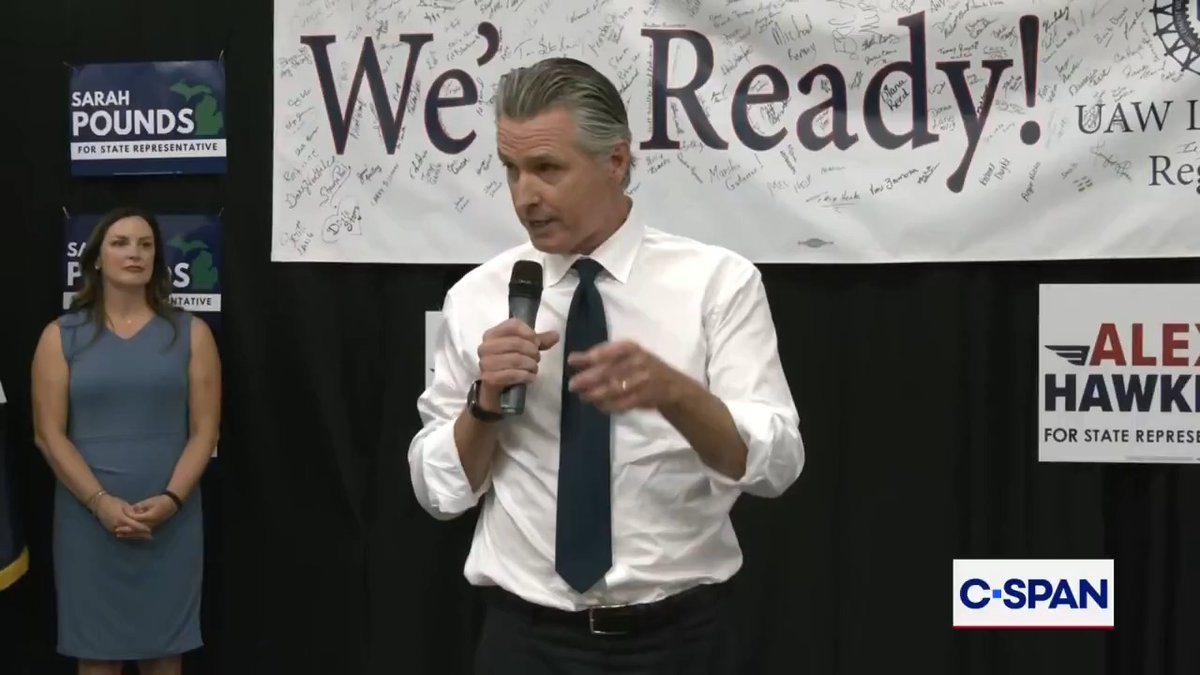 .Governor Gavin Newsom Gavin Newsom on mid-decade redistricting: "And we stepped up and we stepped in and we moved forward with our own redistricting in the state of California in fighting fire with fire."