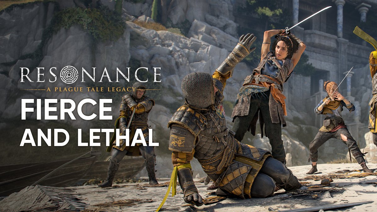 "A sword keeps you alive, a dagger wins the fight." 🗡️ Chain together sword strikes, dagger attacks, parries, kicks and more to outwit ruthless foes in Resonance: #APlagueTale Legacy!