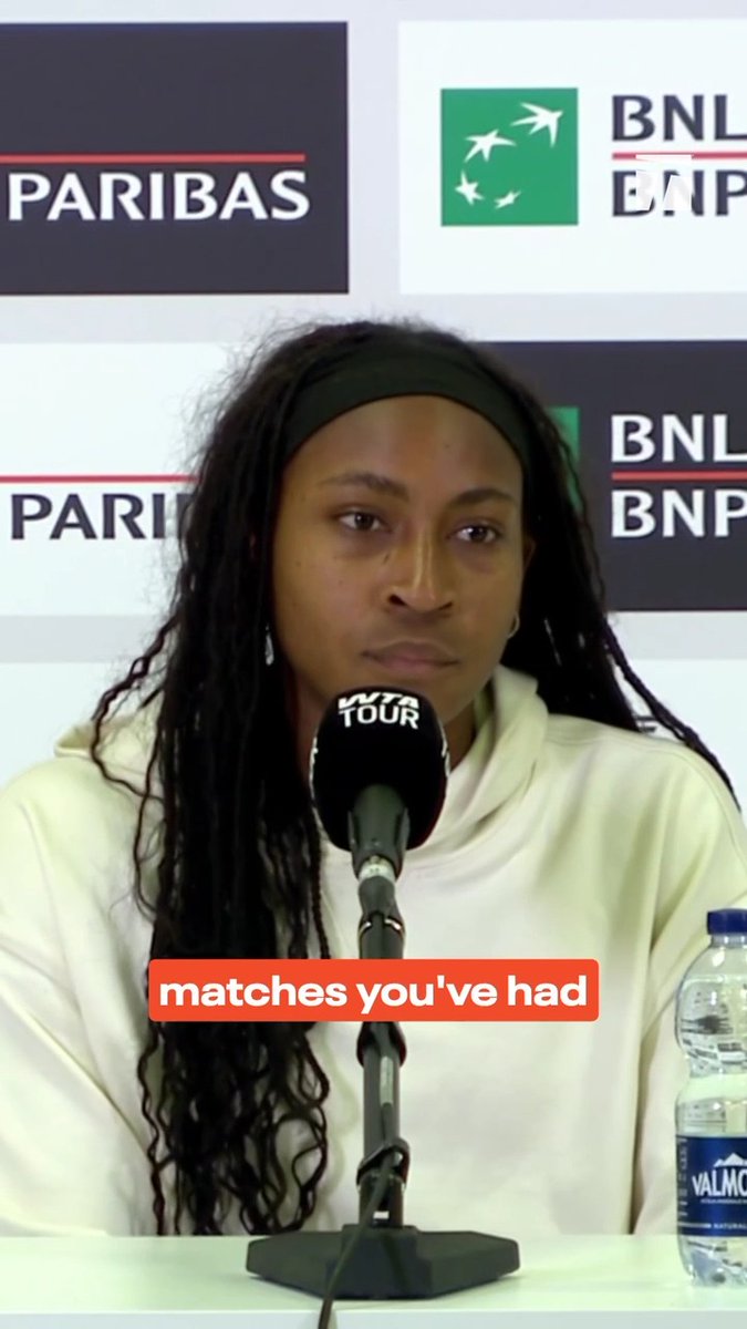 Coco Gauff sobre el sistema de puntos: ​🗣️ “Si pudiera cambiar algo del tenis, sería el sistema de puntos. Eso de 15, 30 y después 40 no tiene ningún sentido y es dificilísimo de explicar. Al menos debería ser incremental: tendría que ser 45, no 40”.