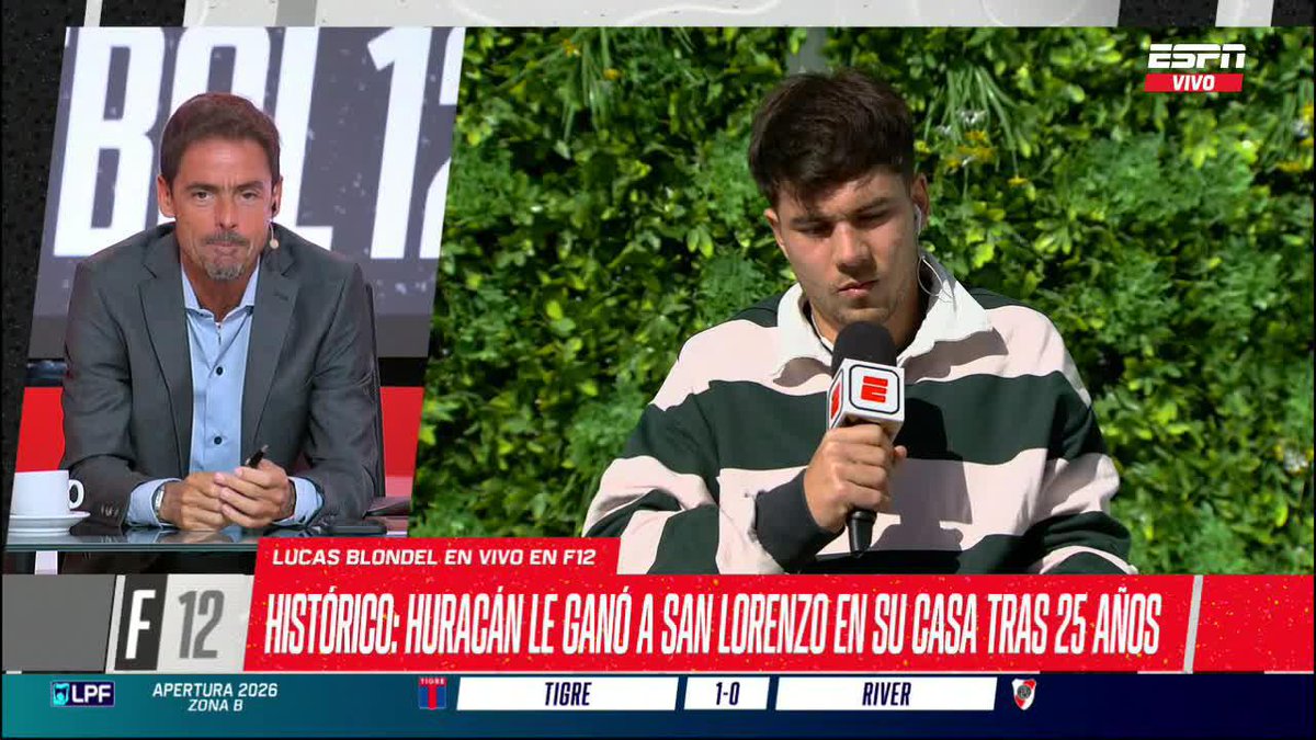 🎈 "FUE UN DESAHOGO GANAR EL CLÁSICO" Lucas Blondel, una de las figuras de Huracán en el triunfo vs San Lorenzo, se refirió al significado que tuvo el triunfo. ▶️ Mirá #ESPNF12 en el Plan Premium de #DisneyPlus