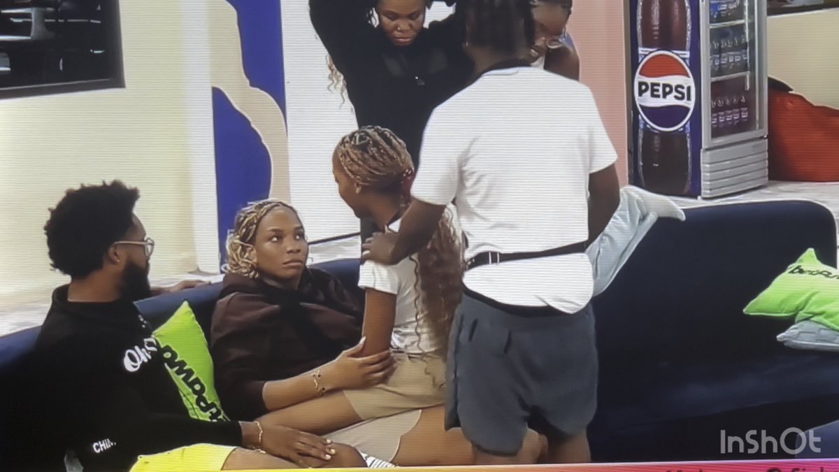 Just look at Neche and Blue 😂🥰 #BBNaija